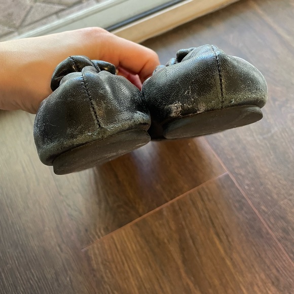 Authentic Black Tory Burch Flats size 8 - Picture 4 of 6